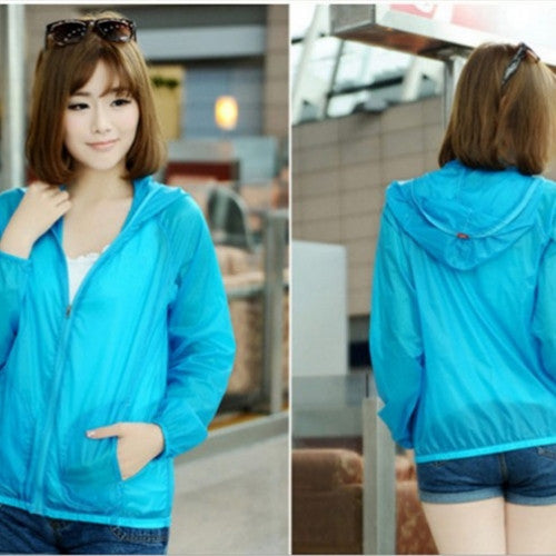 Summer Trench Coats Jackets UV Protection