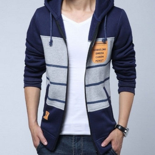 Men Fashion Autumn Patchwork Jacket