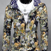 Floral Printed Hooded Jacket