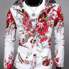 Floral Printed Hooded Jacket